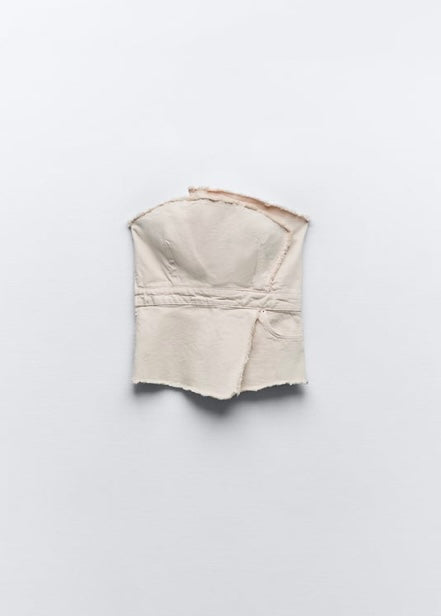 Bustier denim