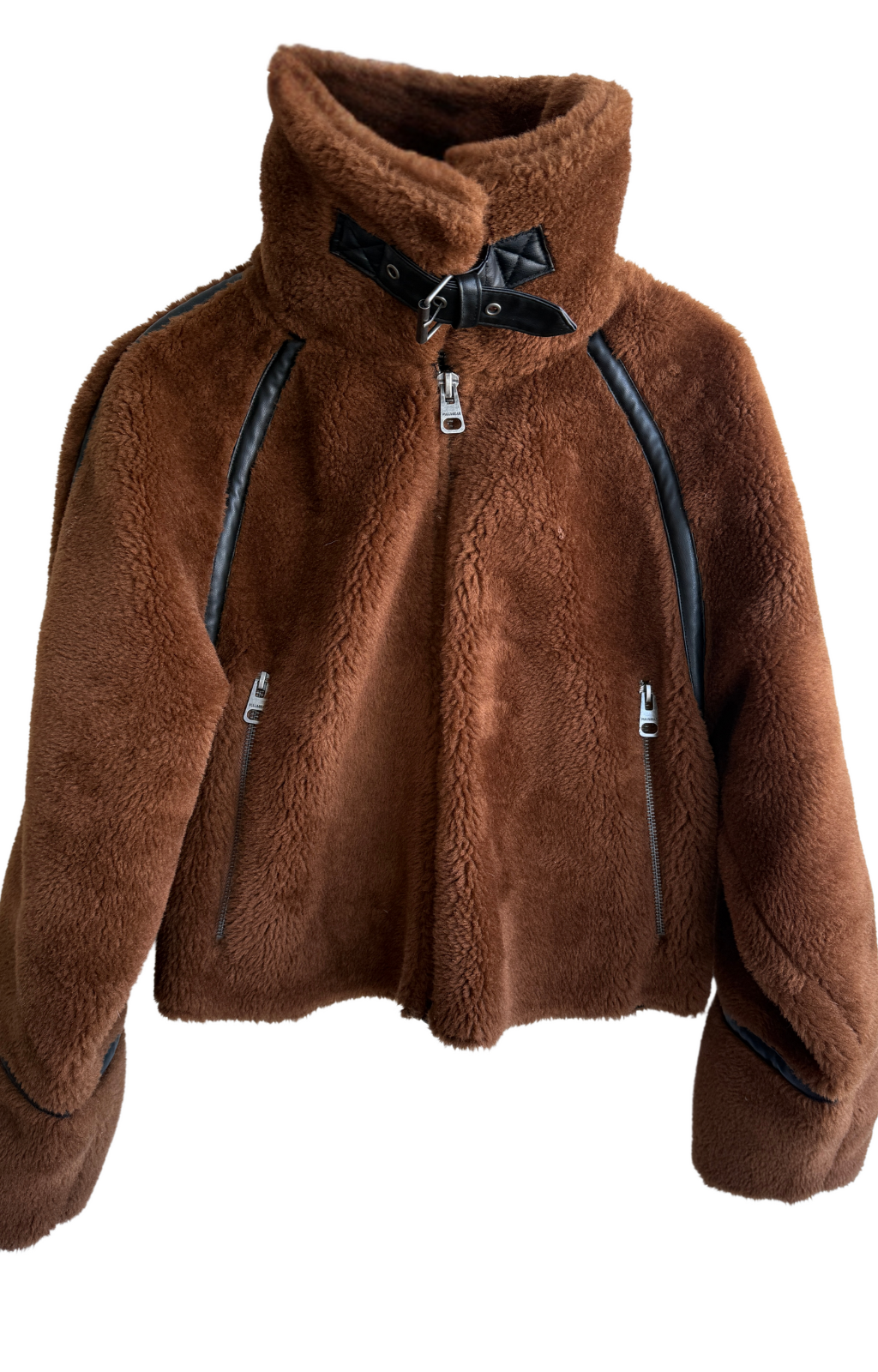 Chamarra efecto pelo