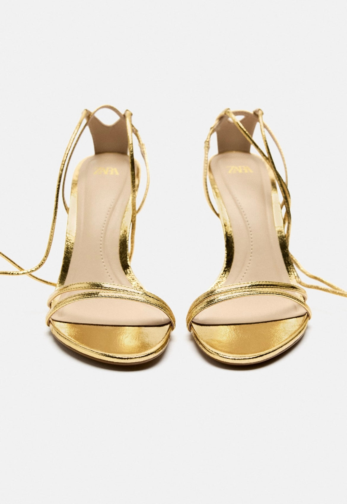 Zapatilla dorada alpargatas