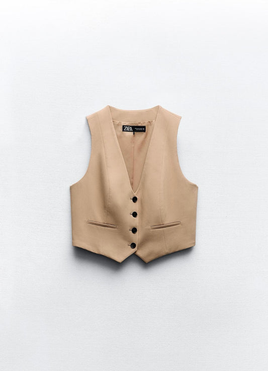 Chaleco sastre corto
